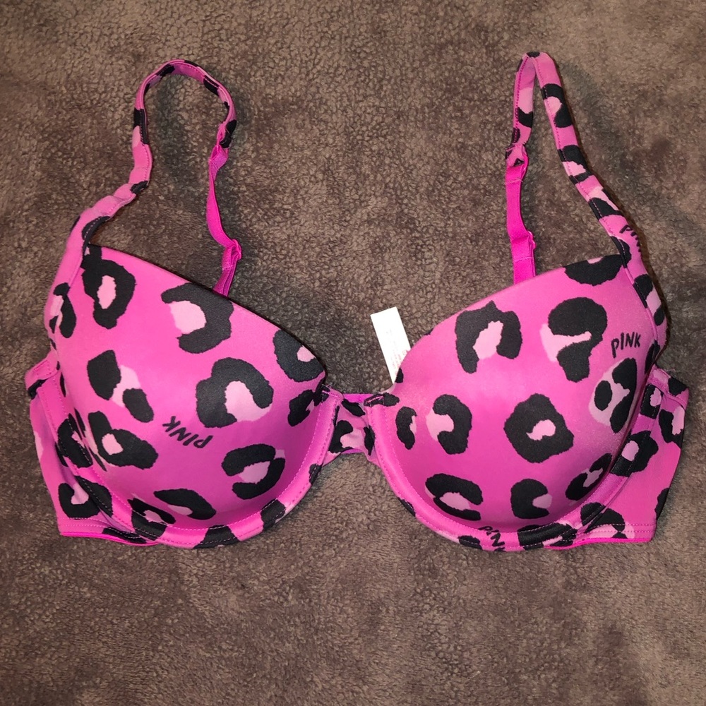 ✌️Last $$💧 Leopard Print PINK Bra